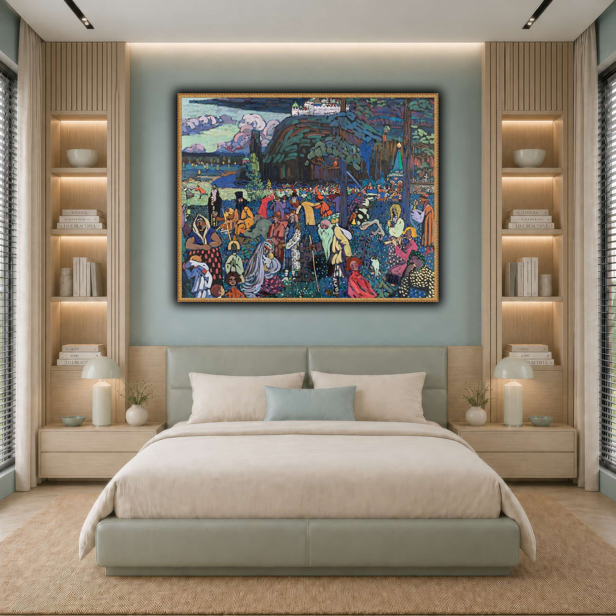Кандинский_Красочная_жизнь_1 cool-bedroom