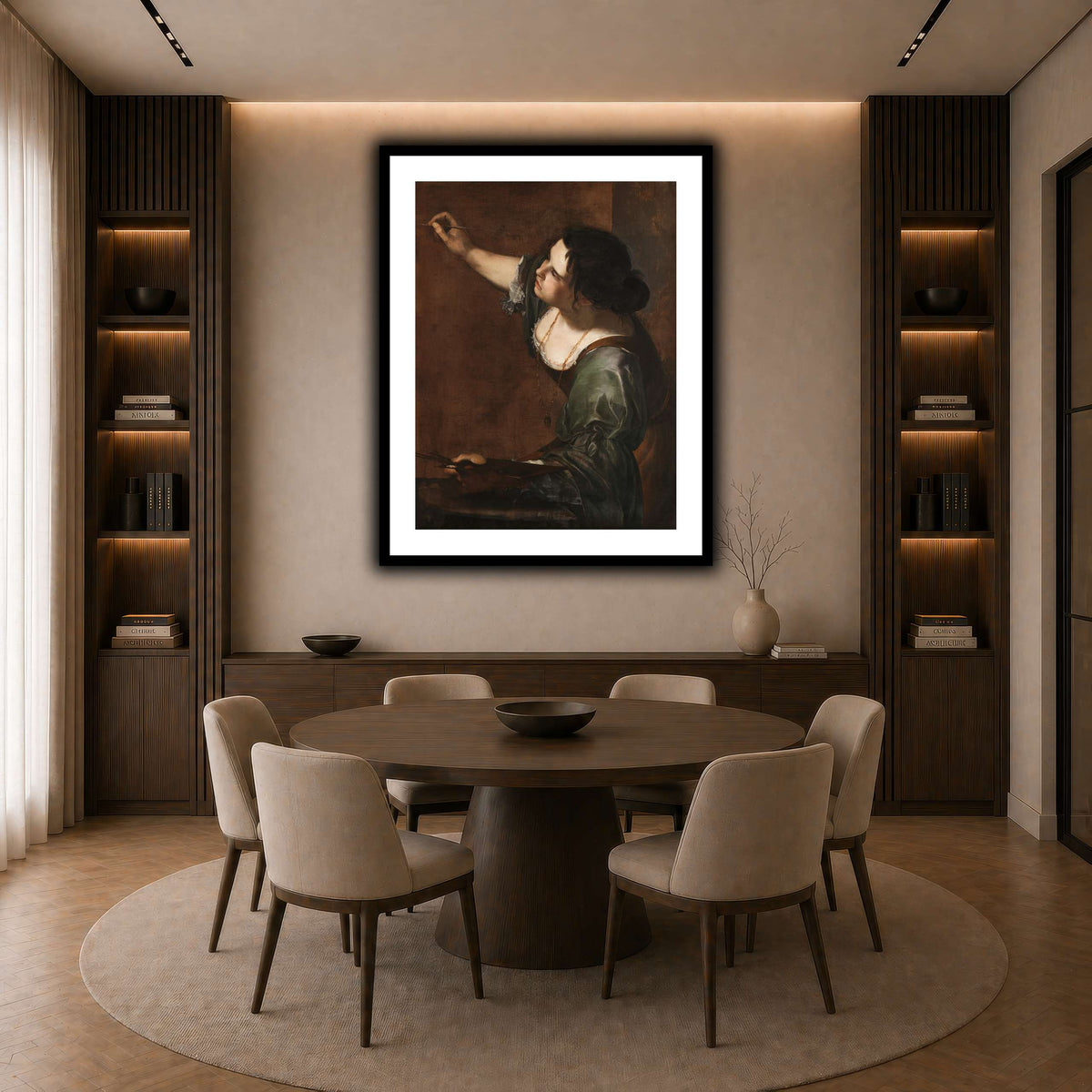 20 dark neutral-dining room