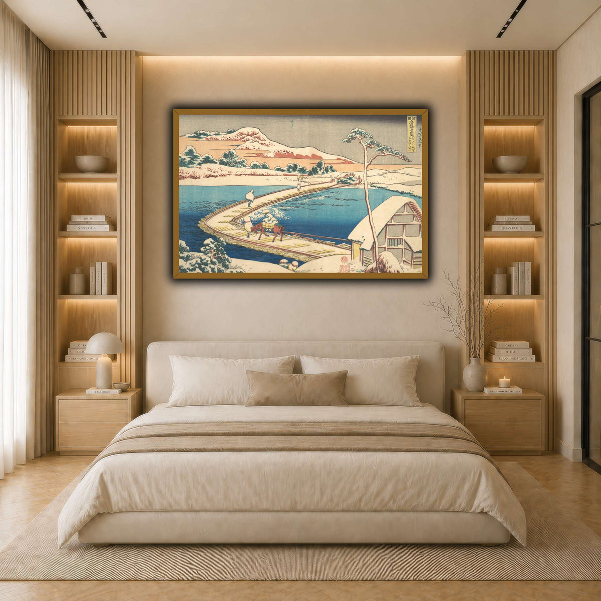 21_Katsushika Hokusai  light neutral- bedroom