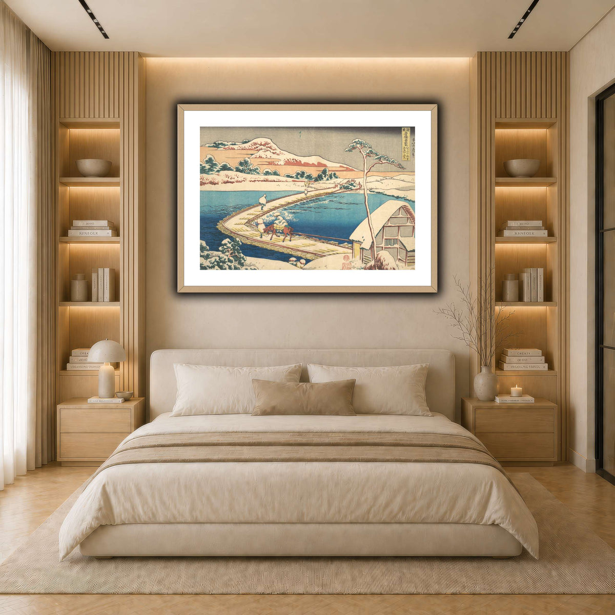 21_Katsushika Hokusai  light neutral- bedroom