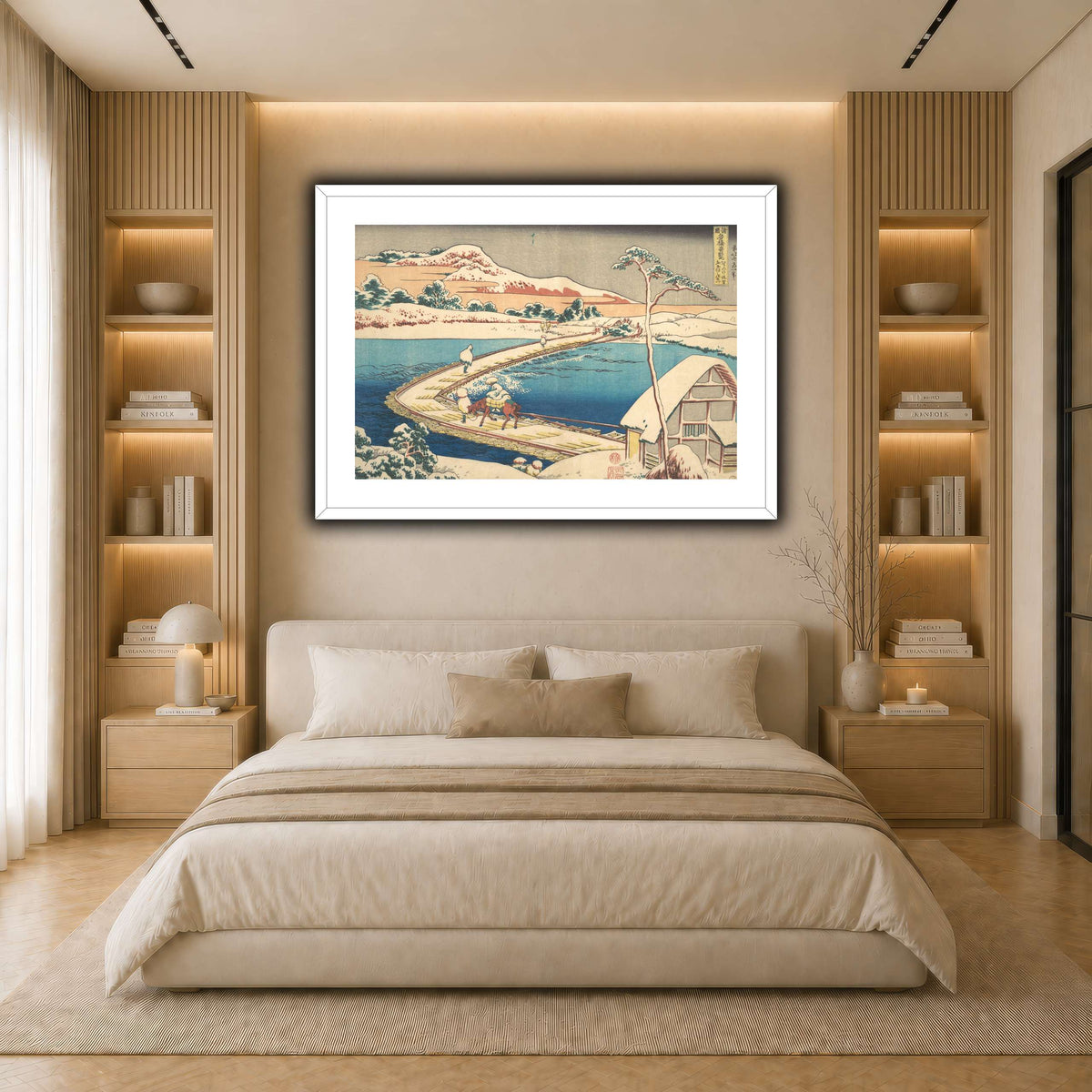 21_Katsushika Hokusai  light neutral- bedroom