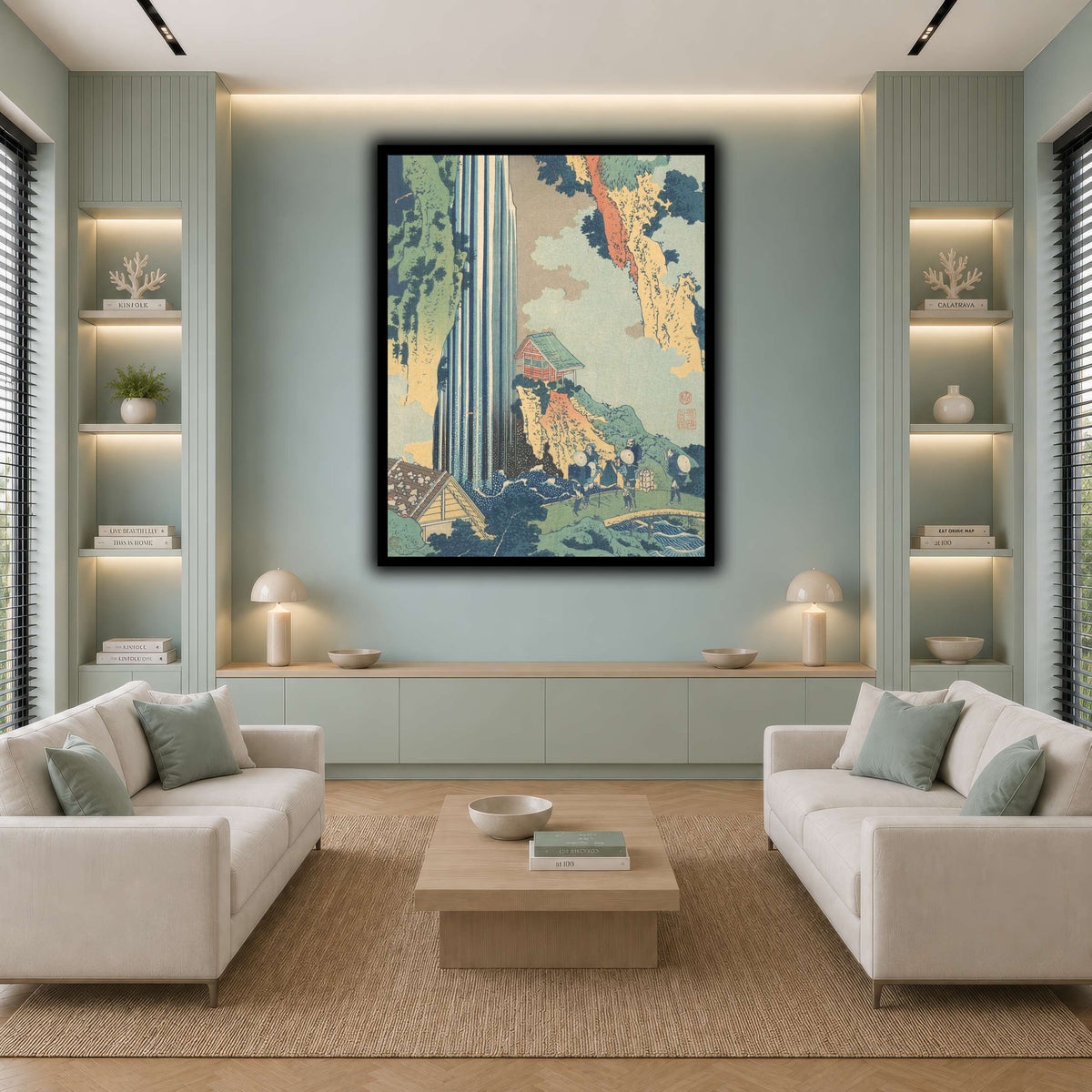 23_Katsushika Hokusai  cool-living room