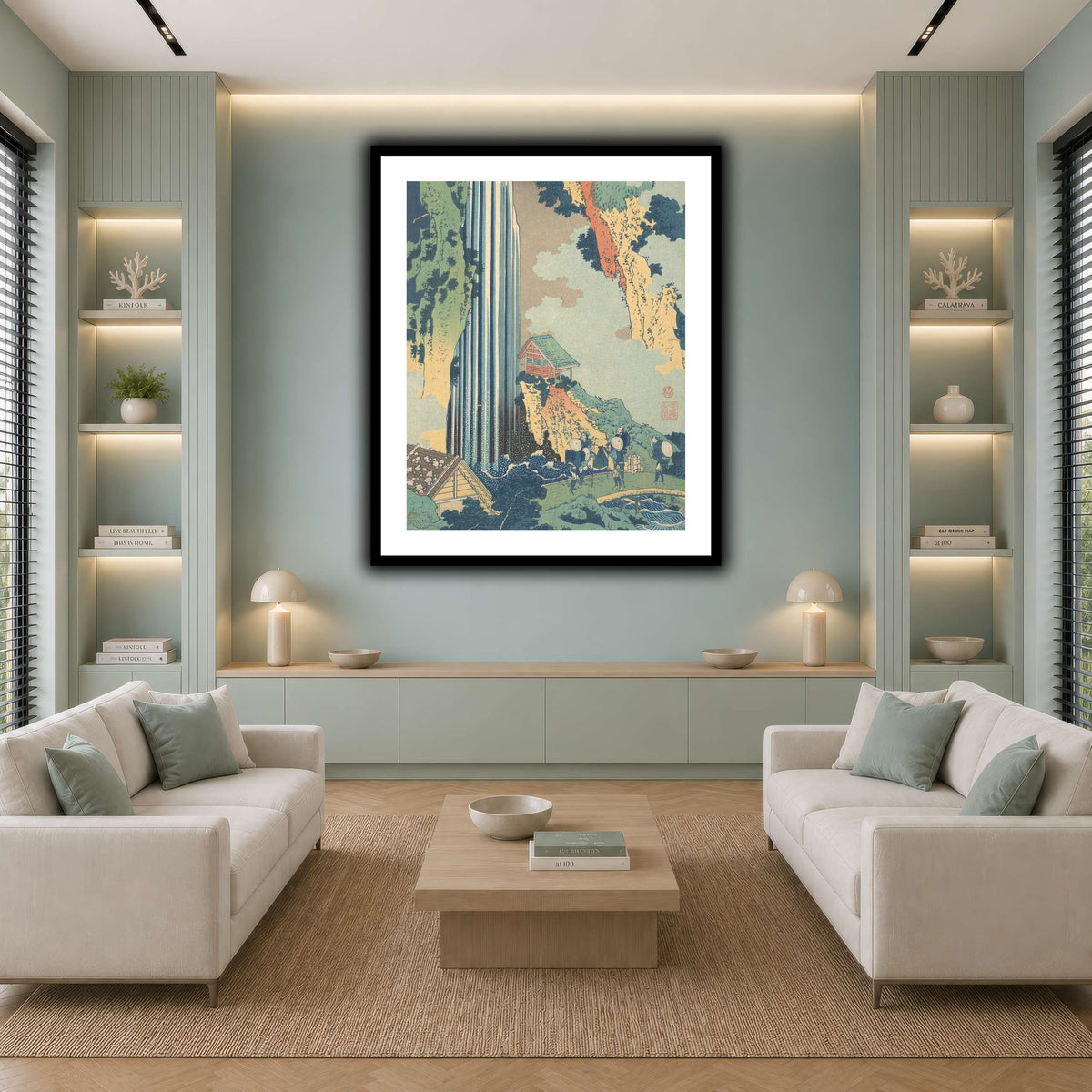 23_Katsushika Hokusai  cool-living room