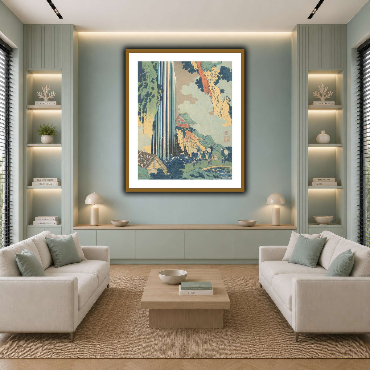 23_Katsushika Hokusai  cool-living room