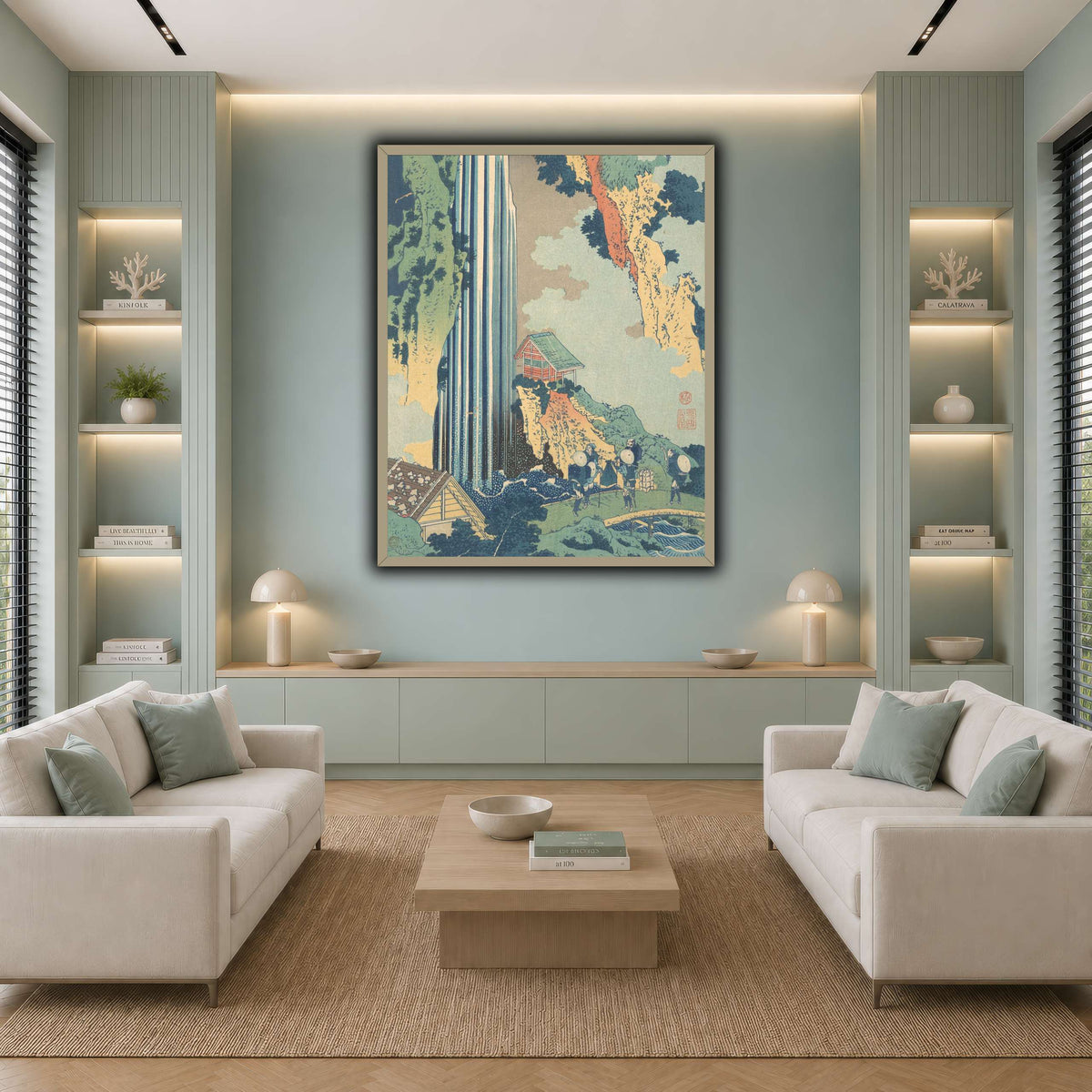 23_Katsushika Hokusai  cool-living room