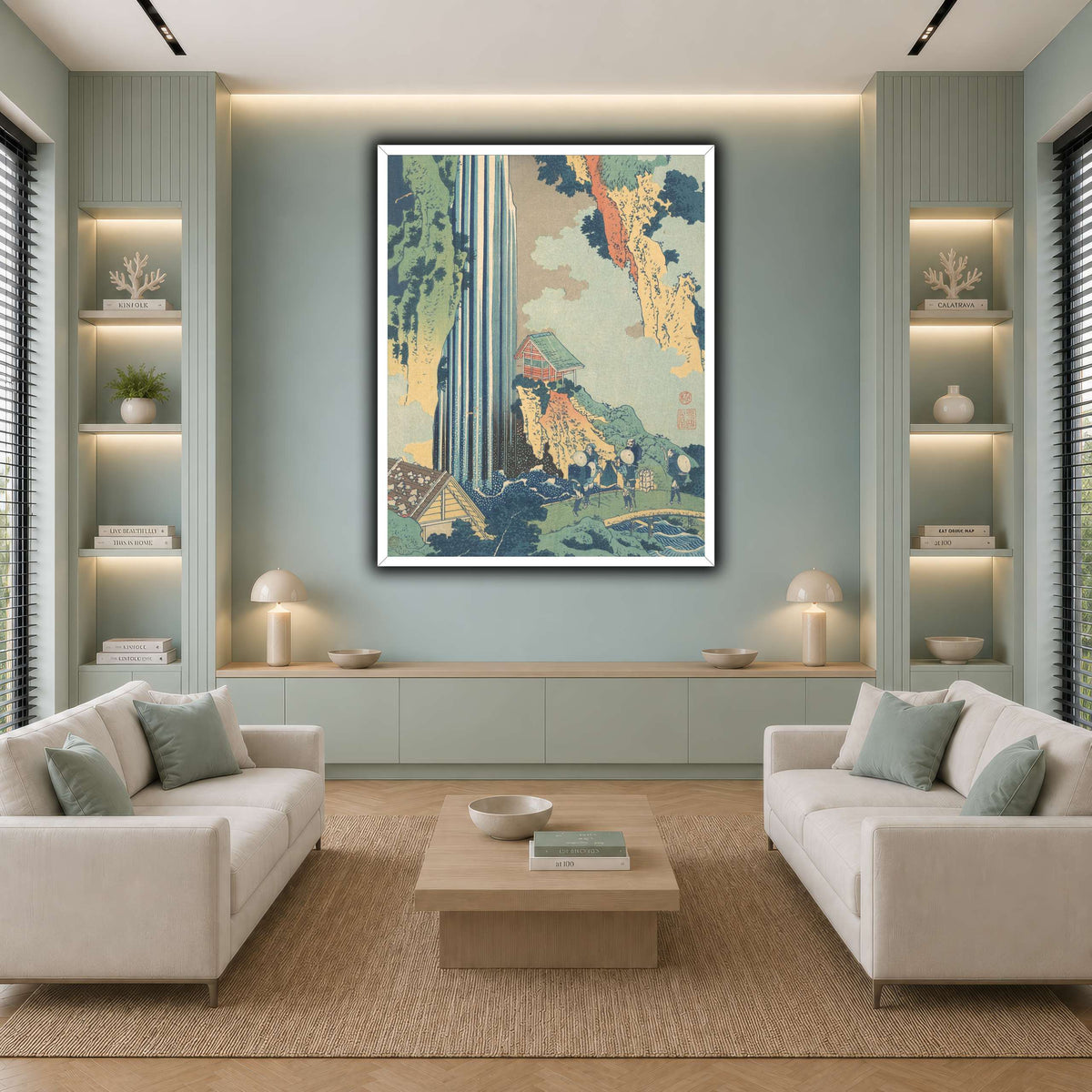 23_Katsushika Hokusai  cool-living room