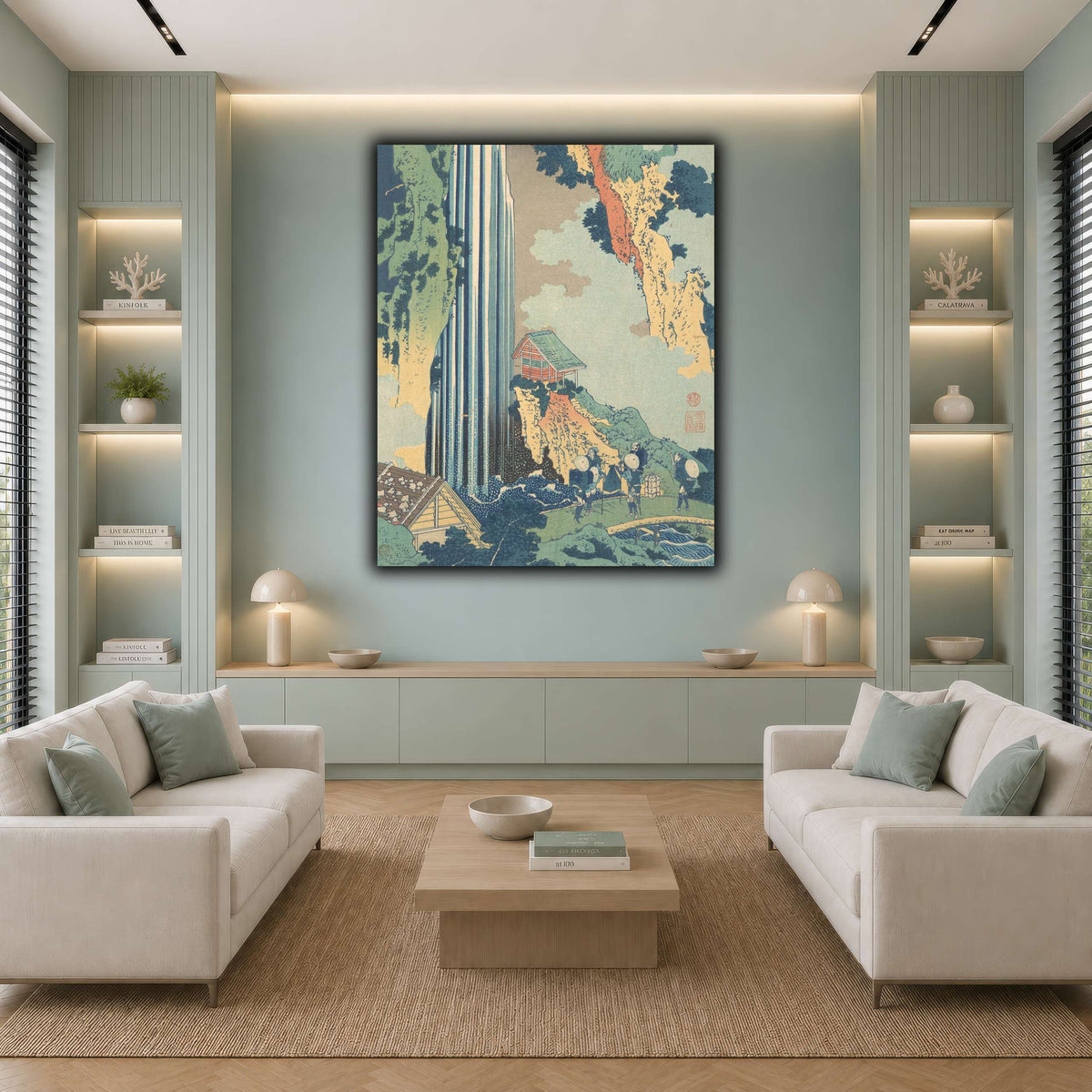 23_Katsushika Hokusai  cool-living room