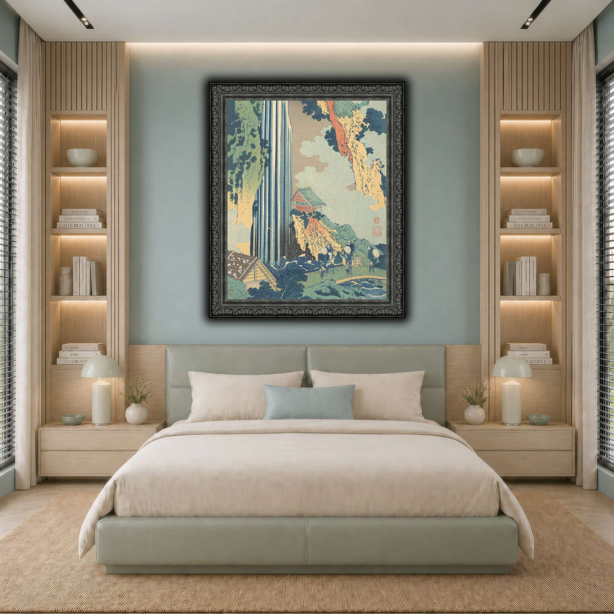 23_Katsushika Hokusai  cool-bedroom