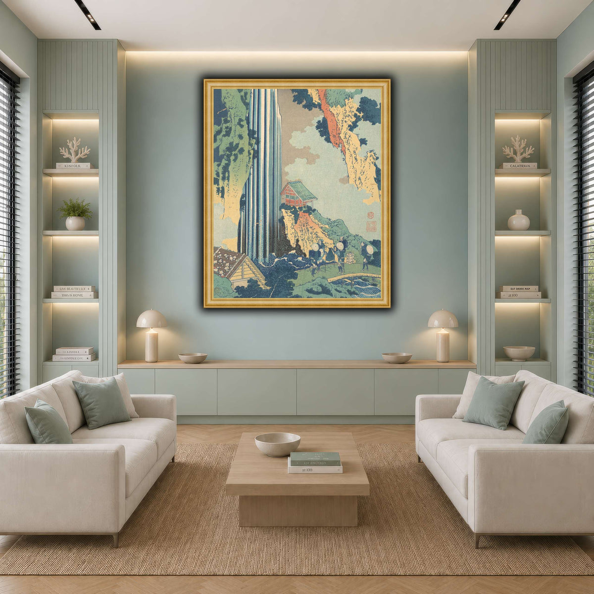 23_Katsushika Hokusai  cool-living room