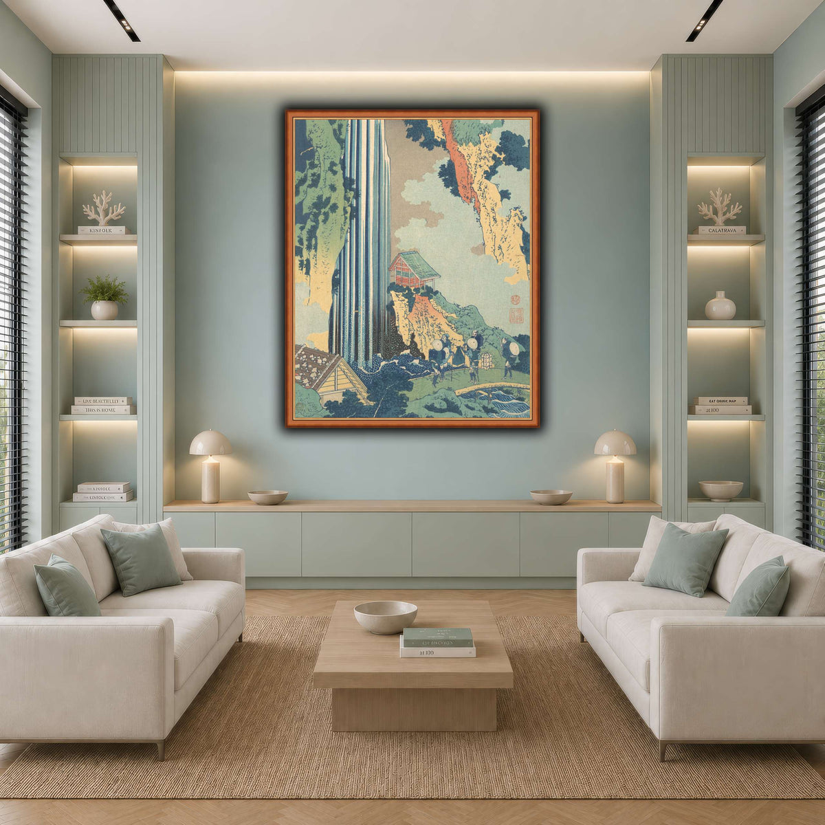 23_Katsushika Hokusai  cool-living room