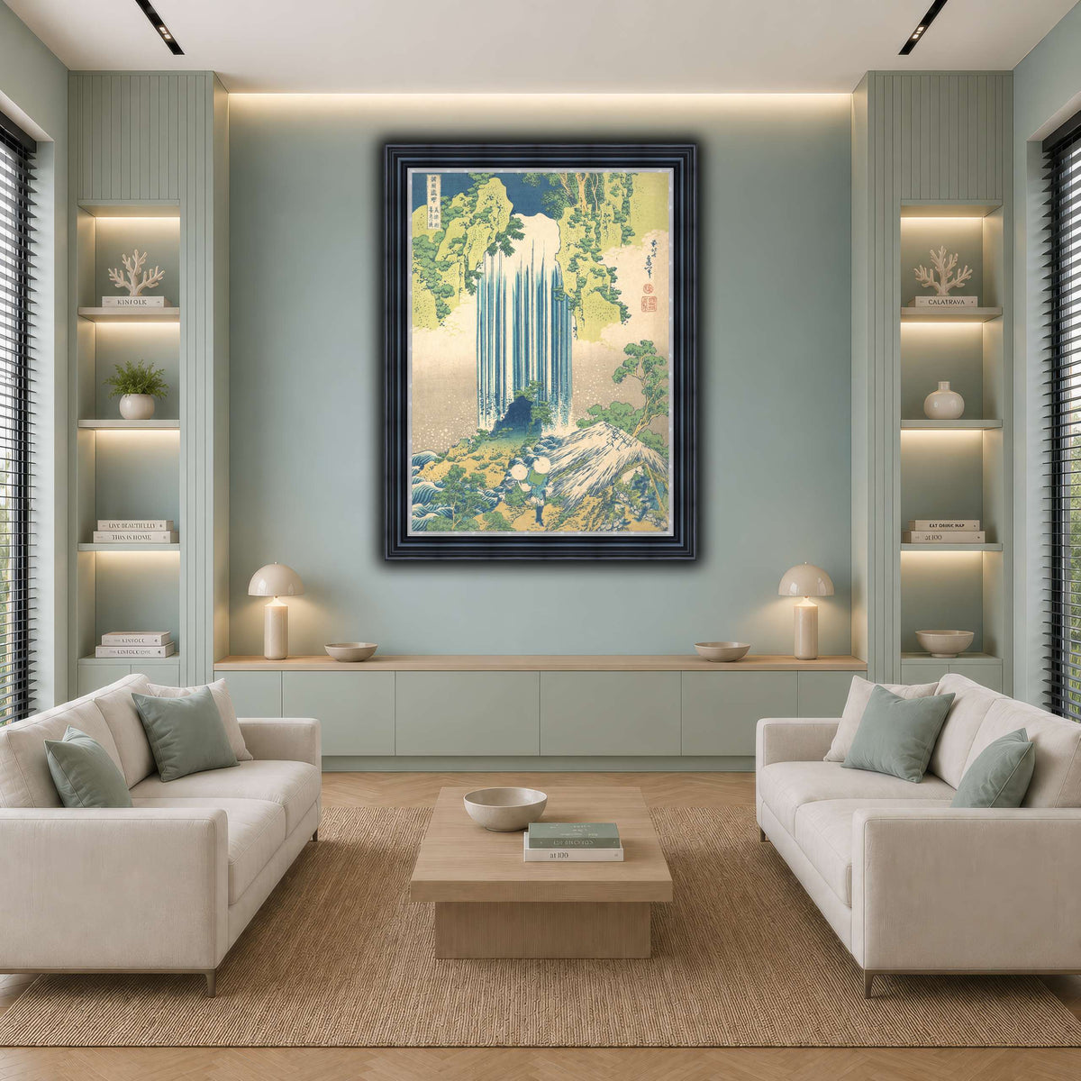 24_Katsushika Hokusai  cool-living room