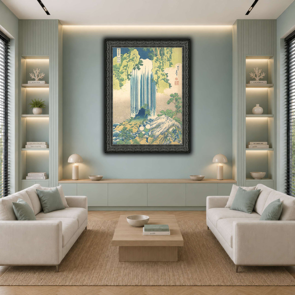 24_Katsushika Hokusai  cool-living room
