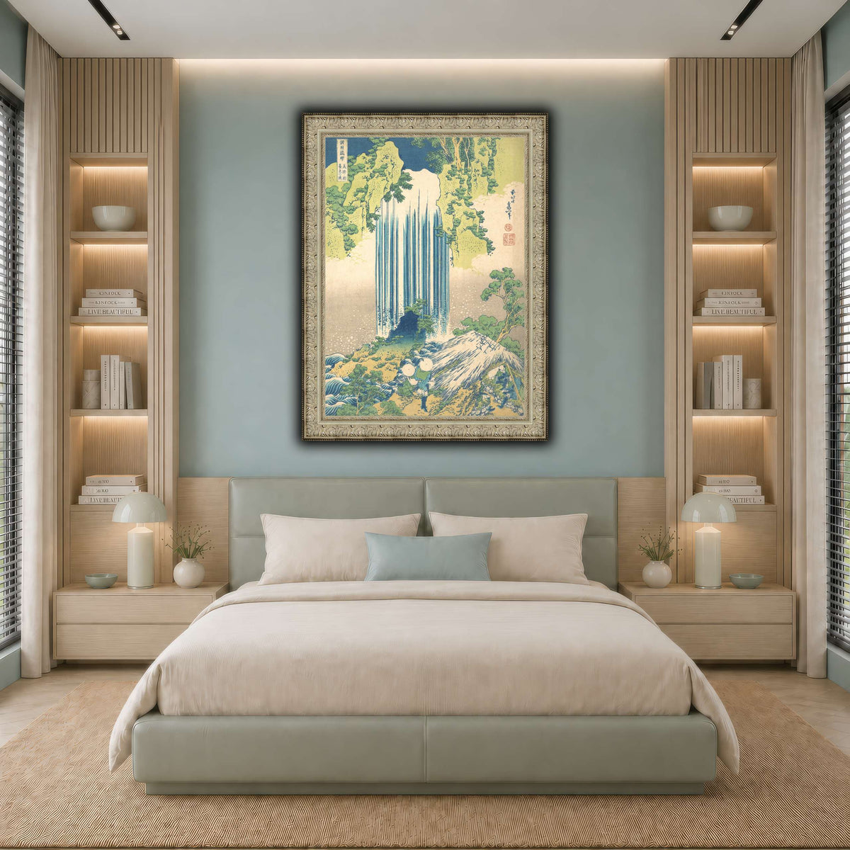 24_Katsushika Hokusai  cool-bedroom