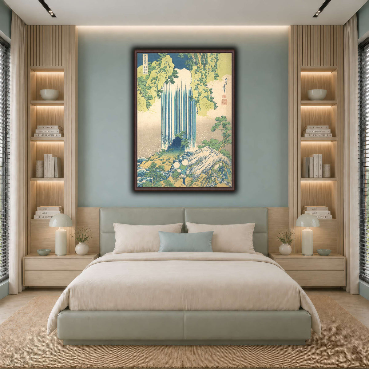24_Katsushika Hokusai  cool-bedroom