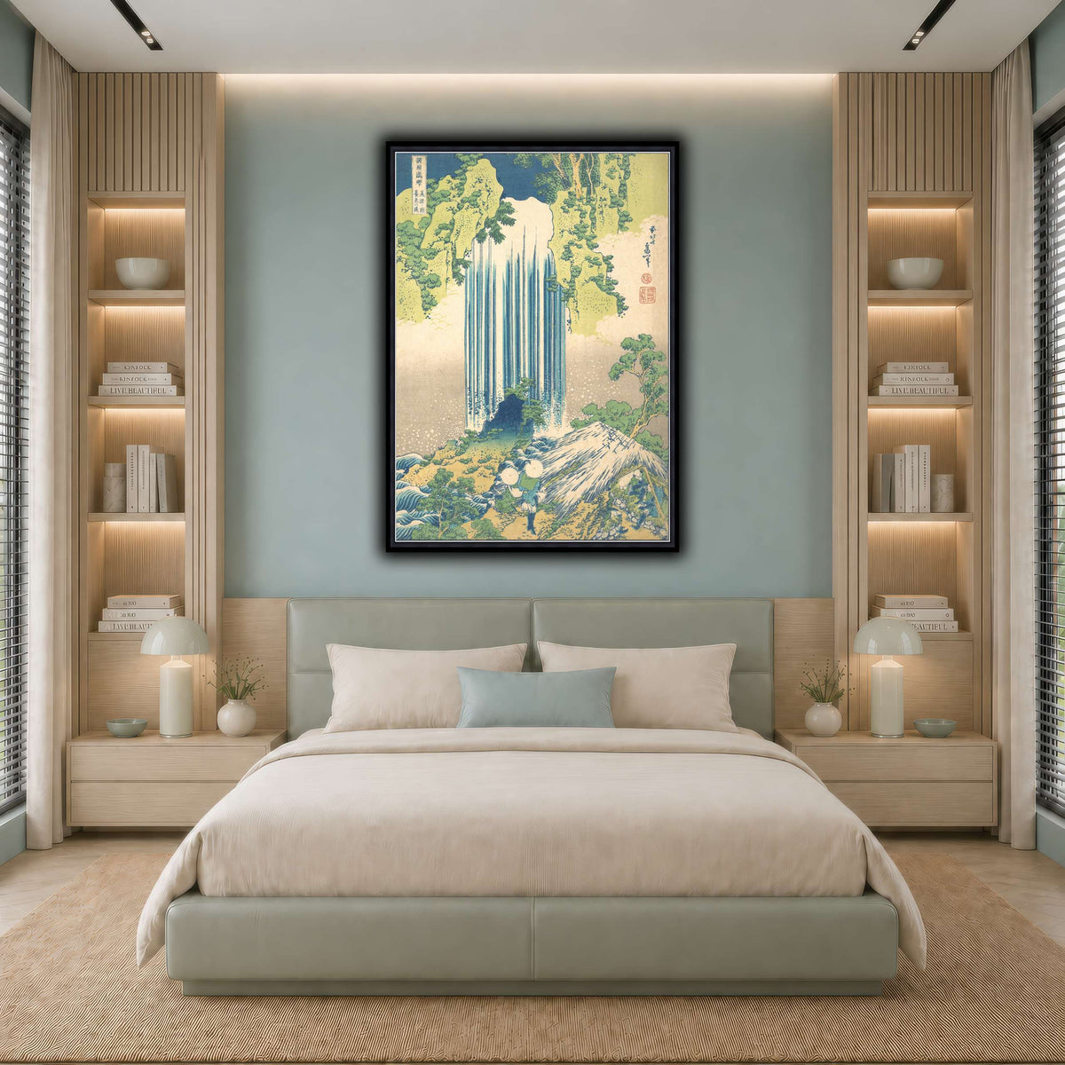 24_Katsushika Hokusai  cool-bedroom