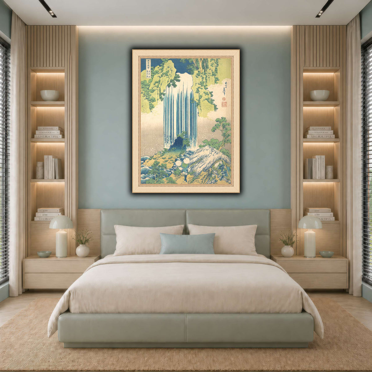 24_Katsushika Hokusai  cool-bedroom