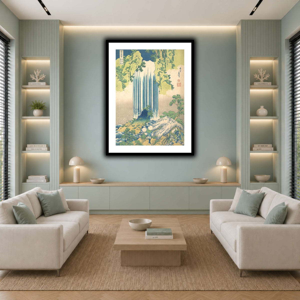 24_Katsushika Hokusai  cool-living room