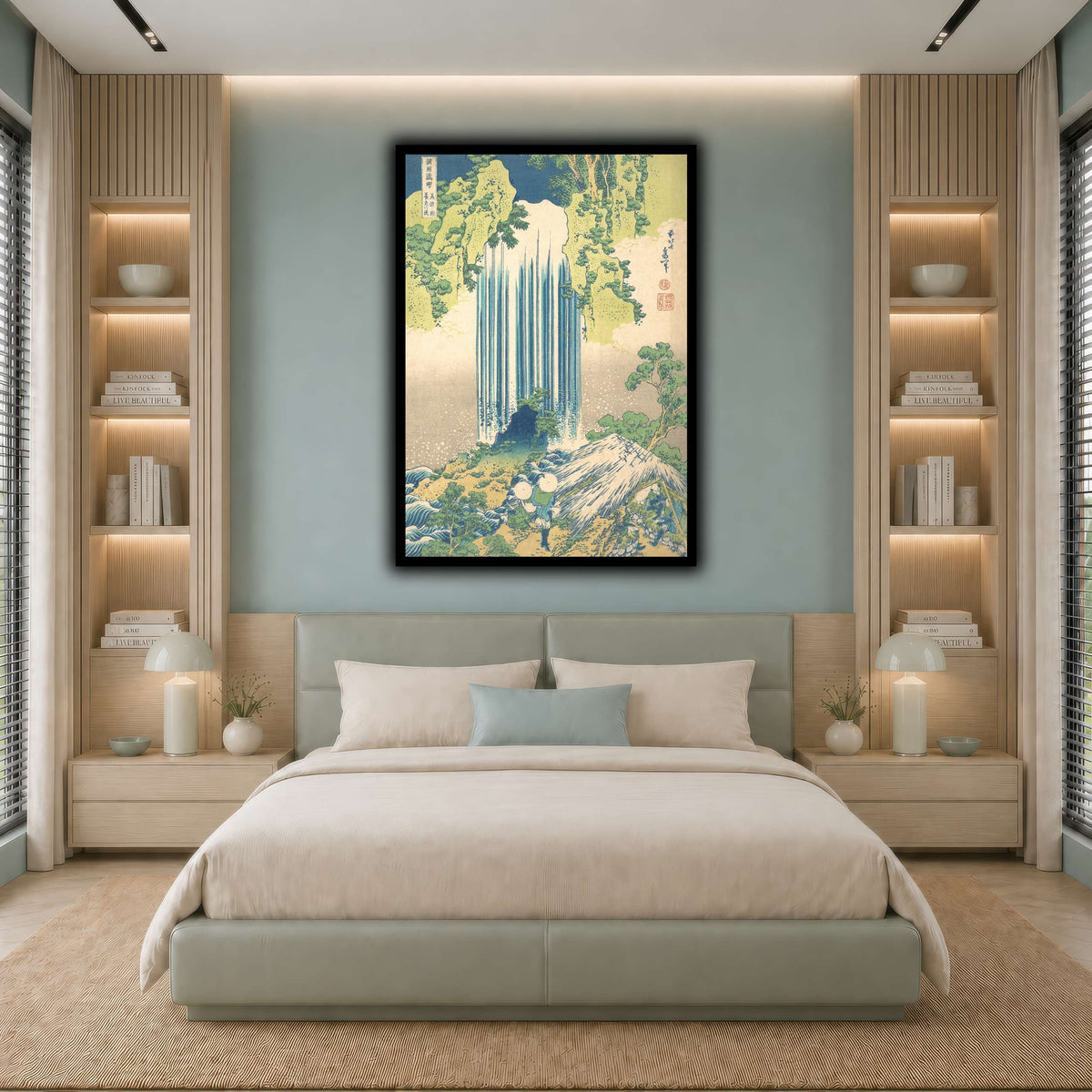 24_Katsushika Hokusai  cool-bedroom
