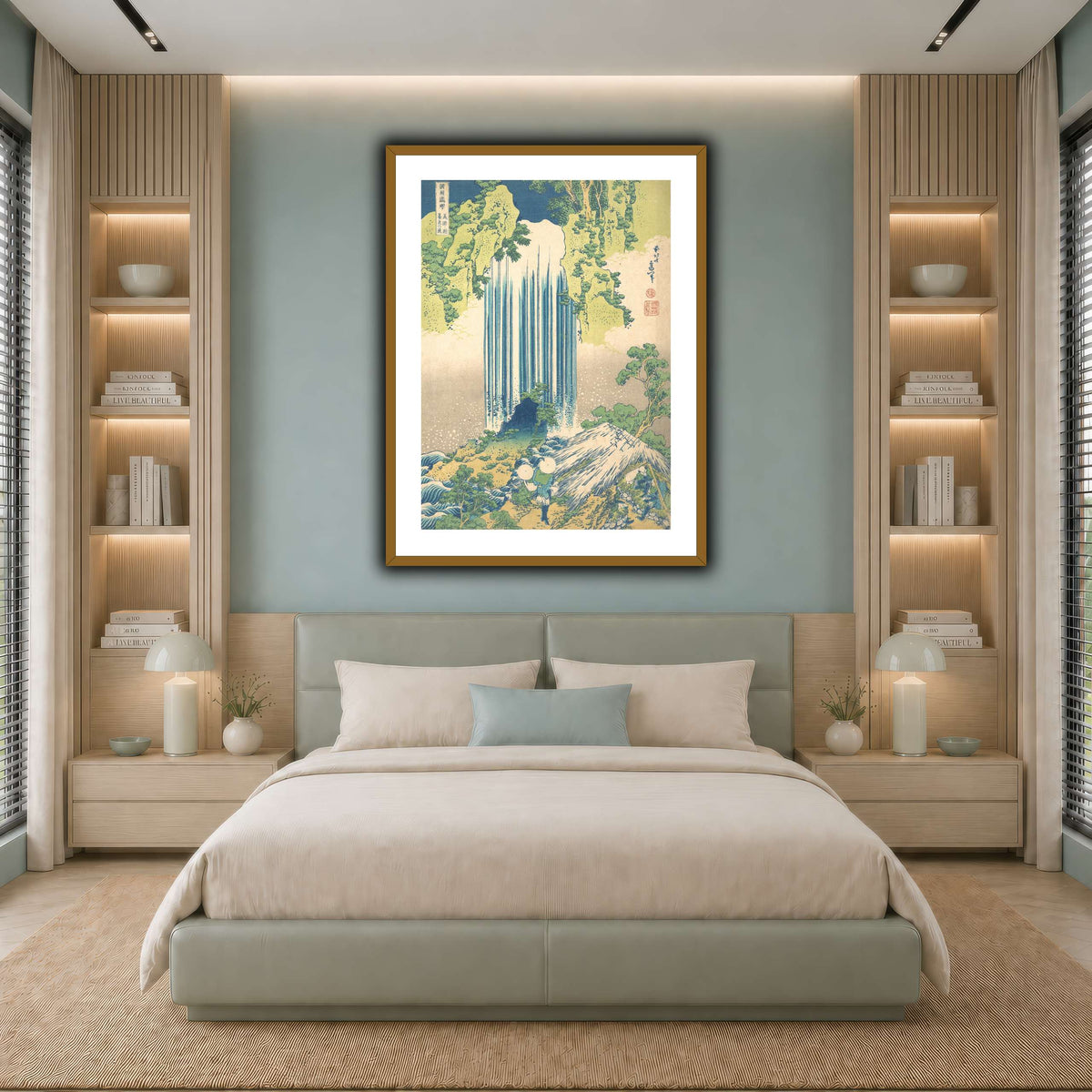24_Katsushika Hokusai  cool-bedroom