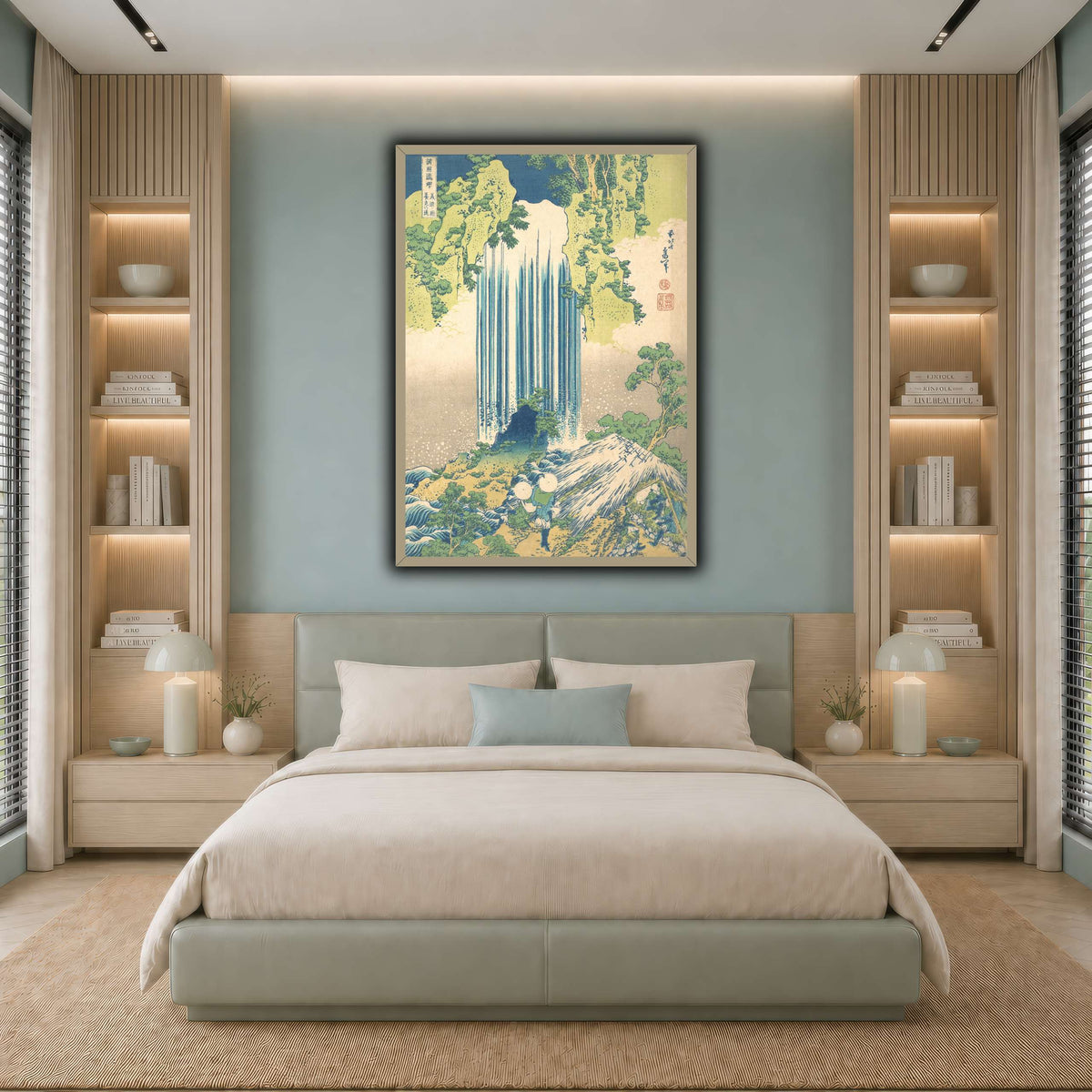 24_Katsushika Hokusai  cool-bedroom