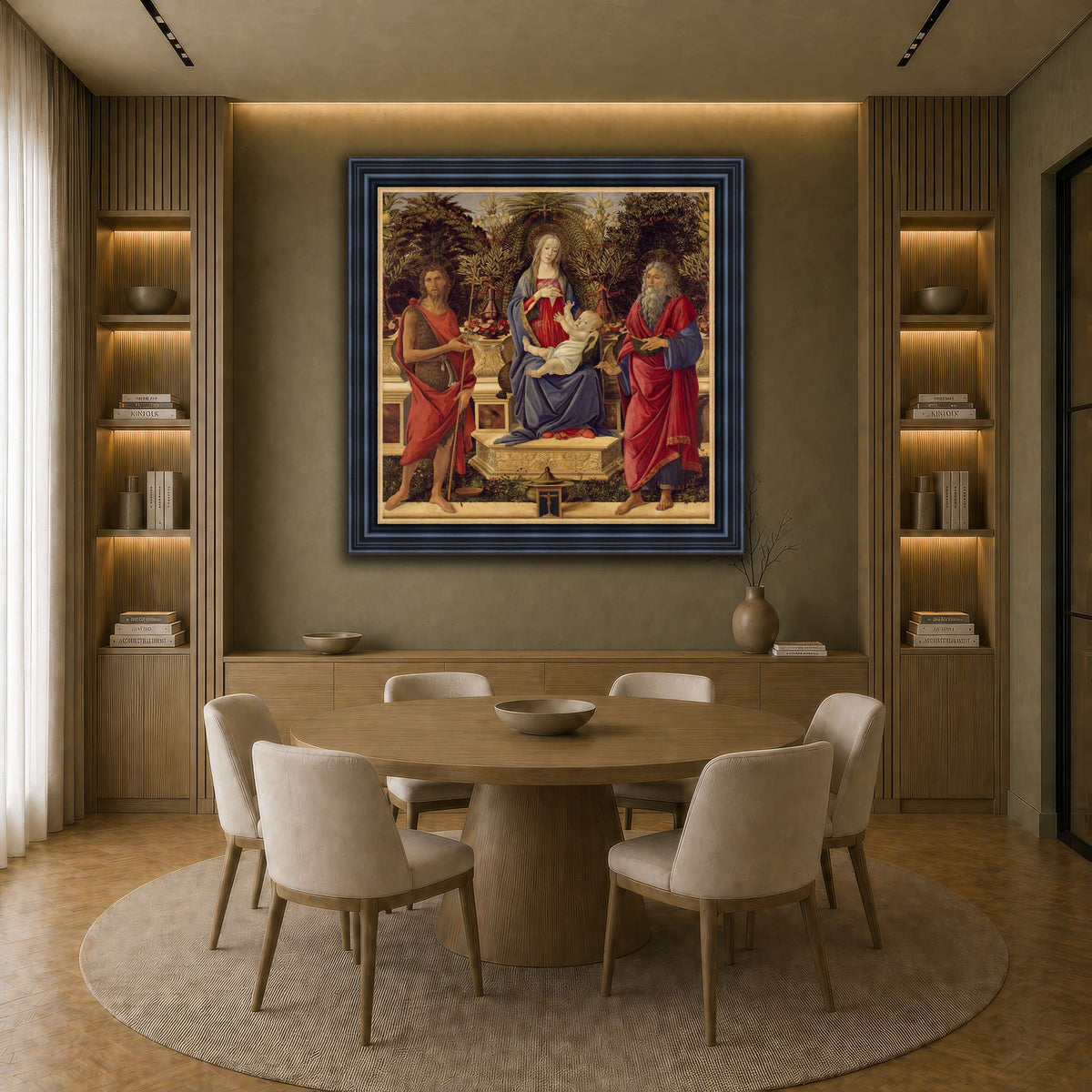 24 earth-dining room