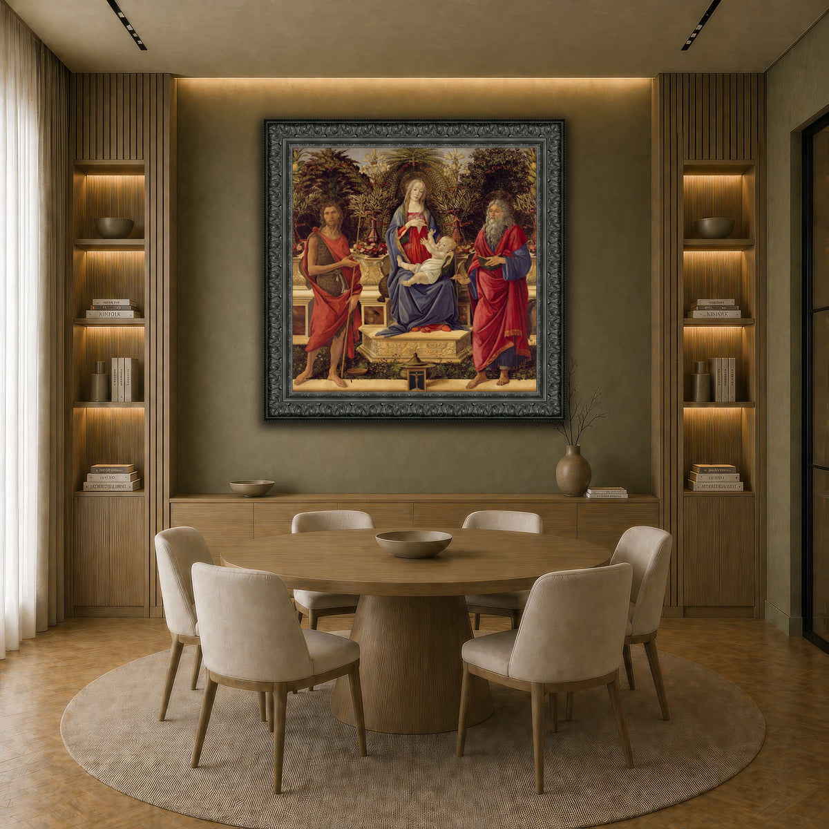 24 earth-dining room