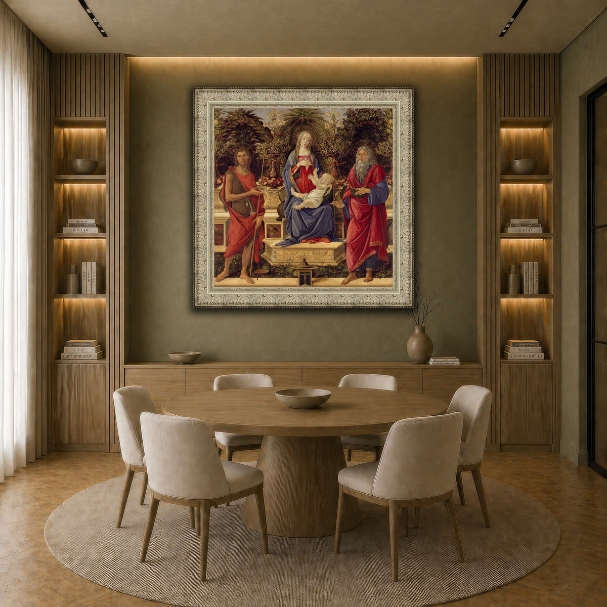 24 earth-dining room