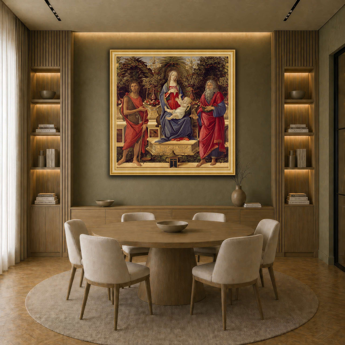 24 earth-dining room