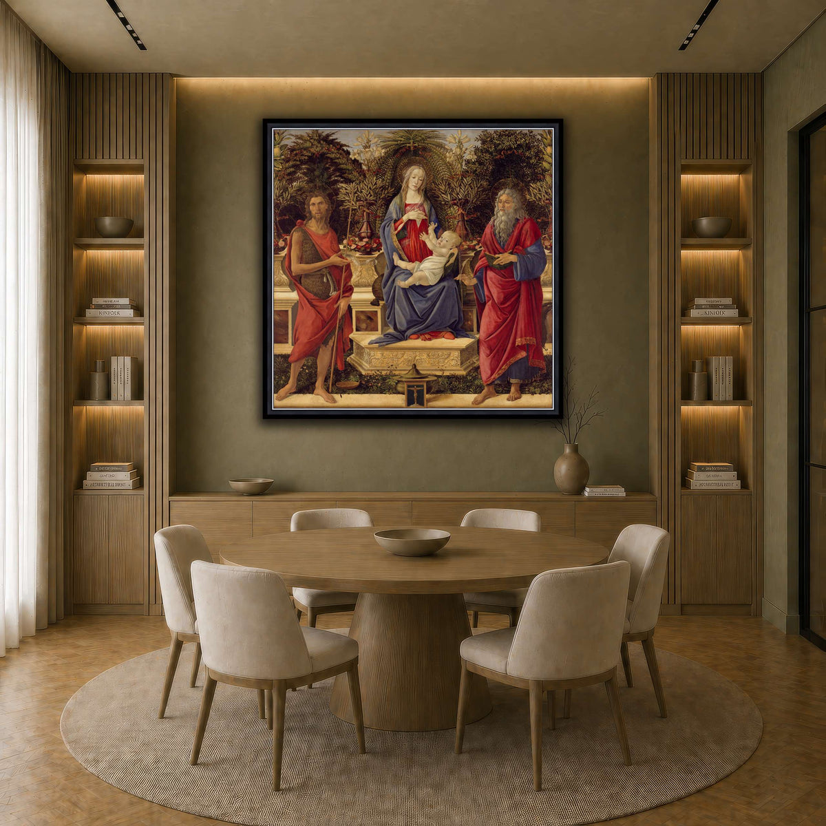 24 earth-dining room