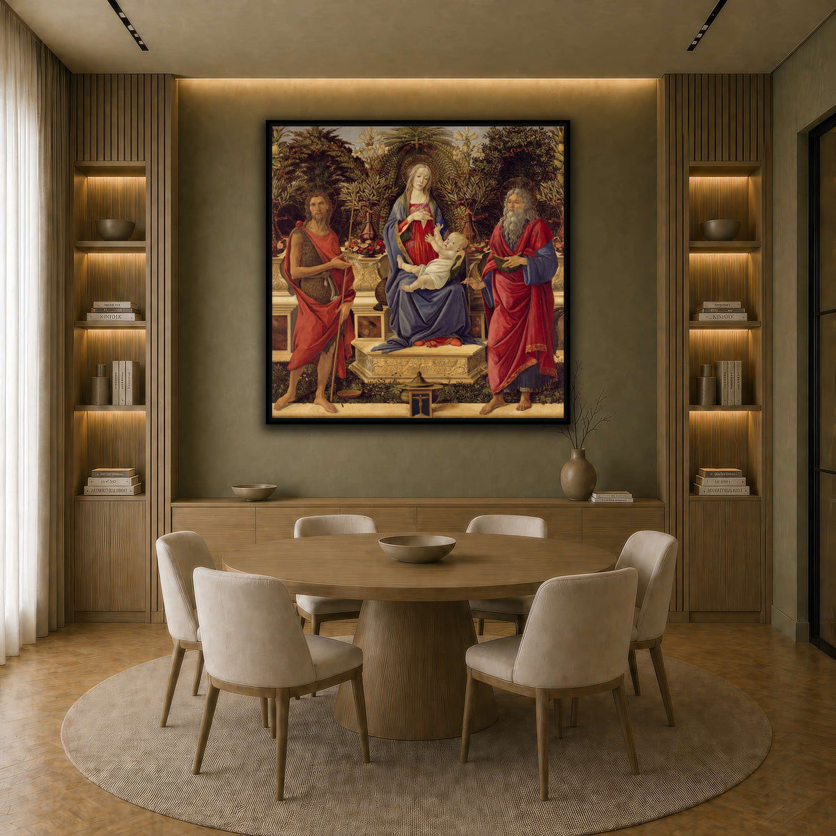 24 earth-dining room