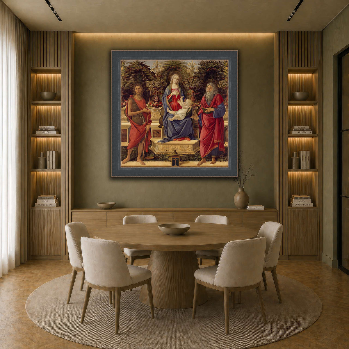 24 earth-dining room