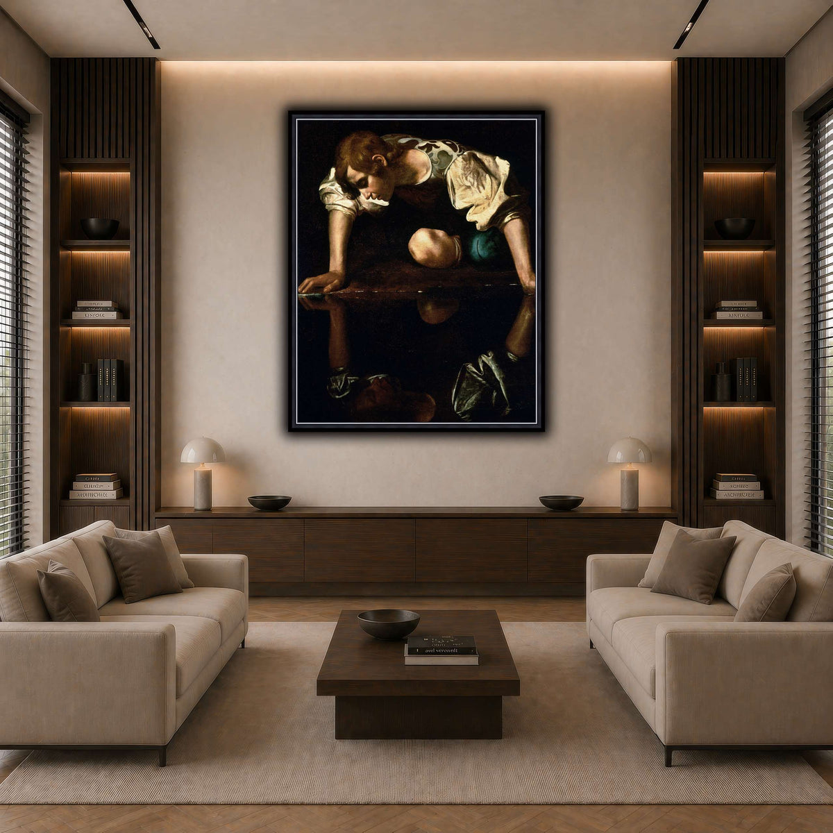28 dark neutral-living room