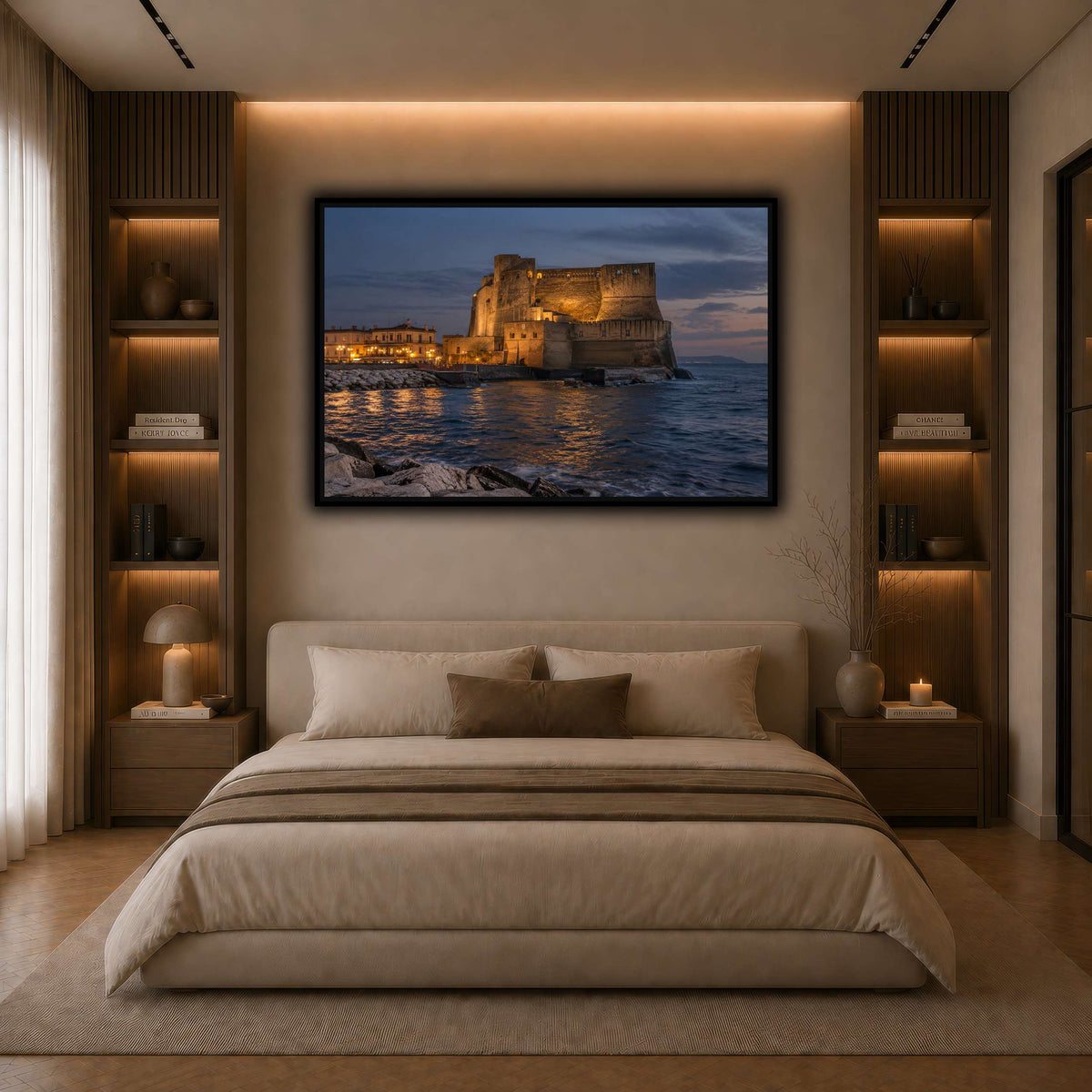 29_Castel_dell_Ovo_Naples dark neutral-bedroom