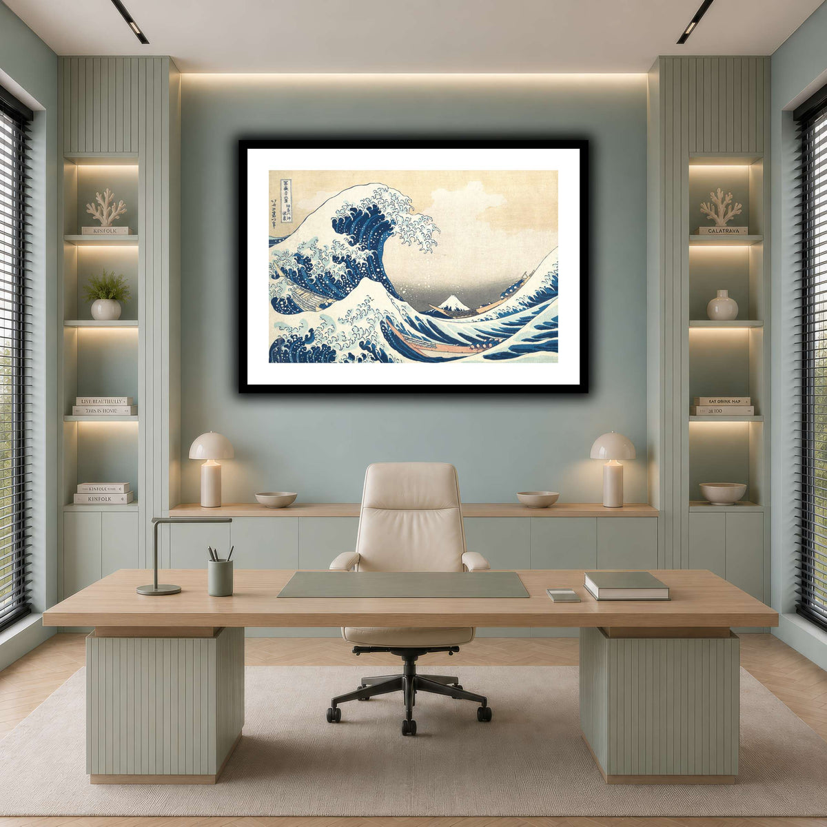 2_Katsushika Hokusai  cool-office