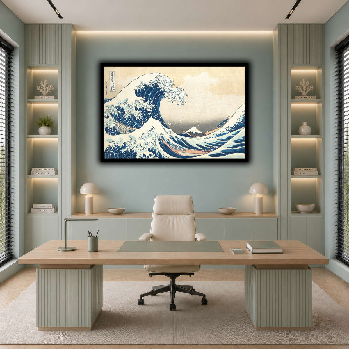 2_Katsushika Hokusai  cool-office