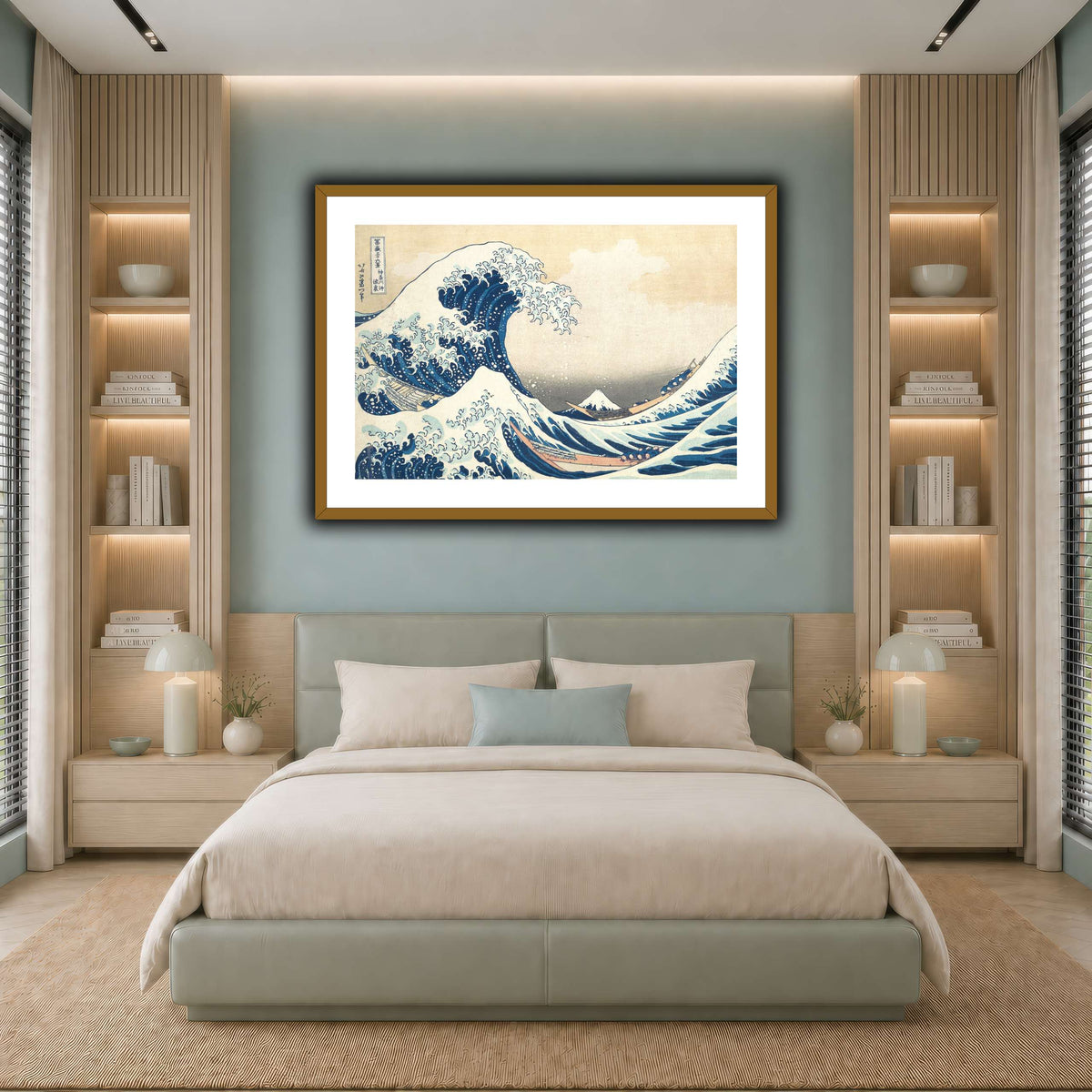 2_Katsushika Hokusai  cool-bedroom