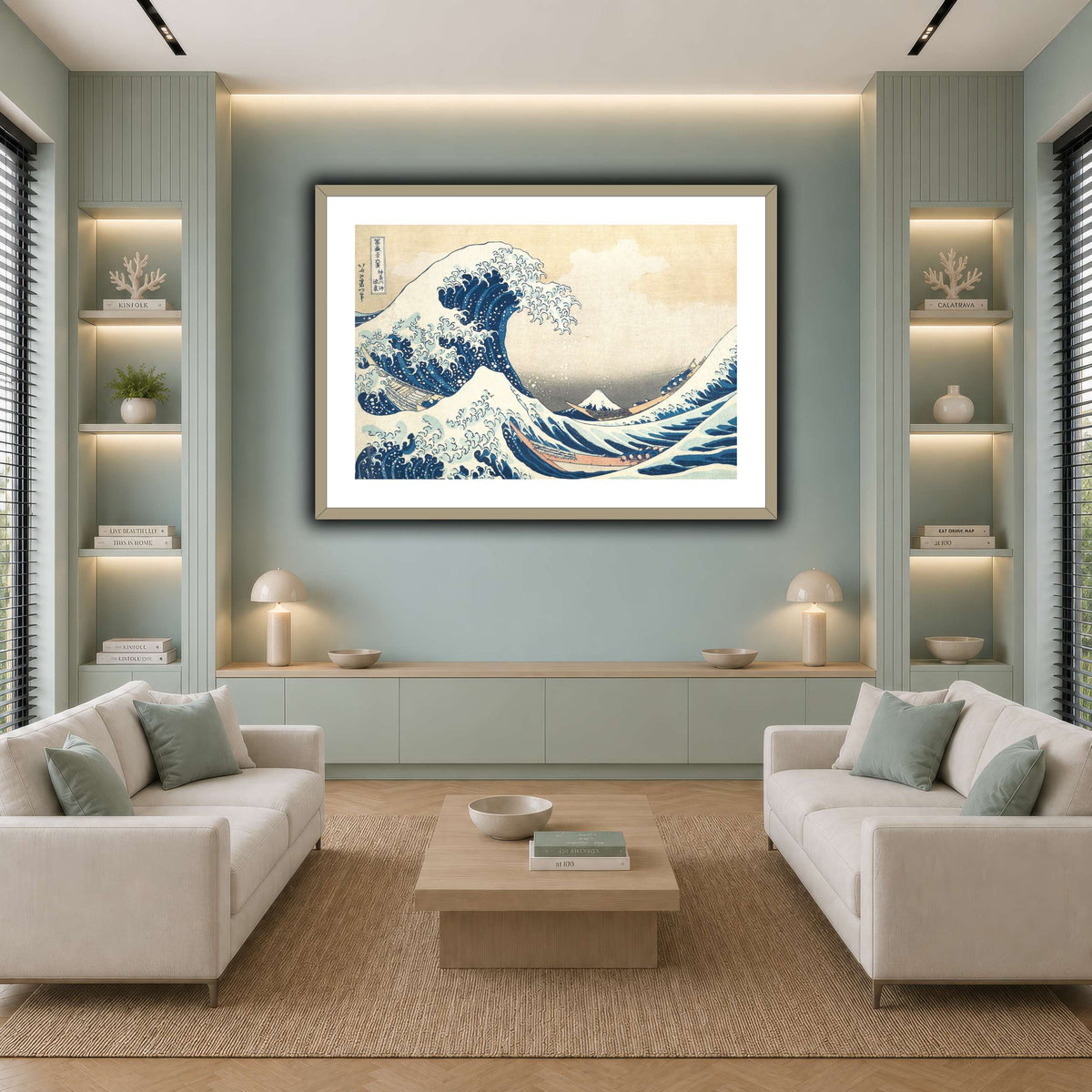 2_Katsushika Hokusai  cool-living room