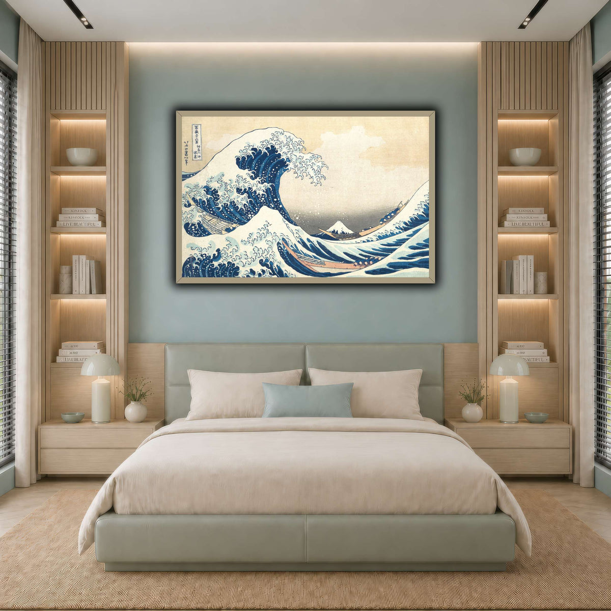 2_Katsushika Hokusai  cool-bedroom