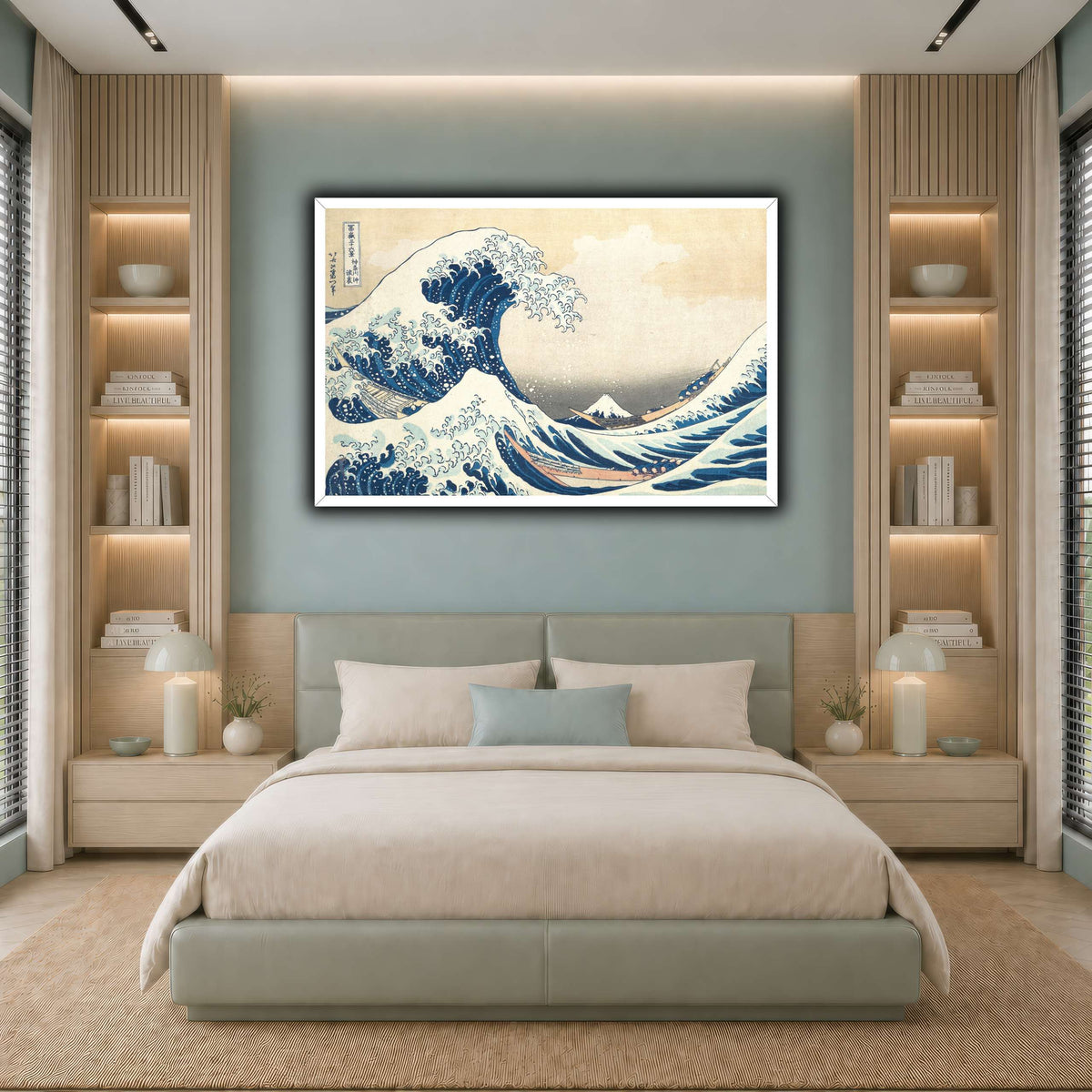 2_Katsushika Hokusai  cool-bedroom