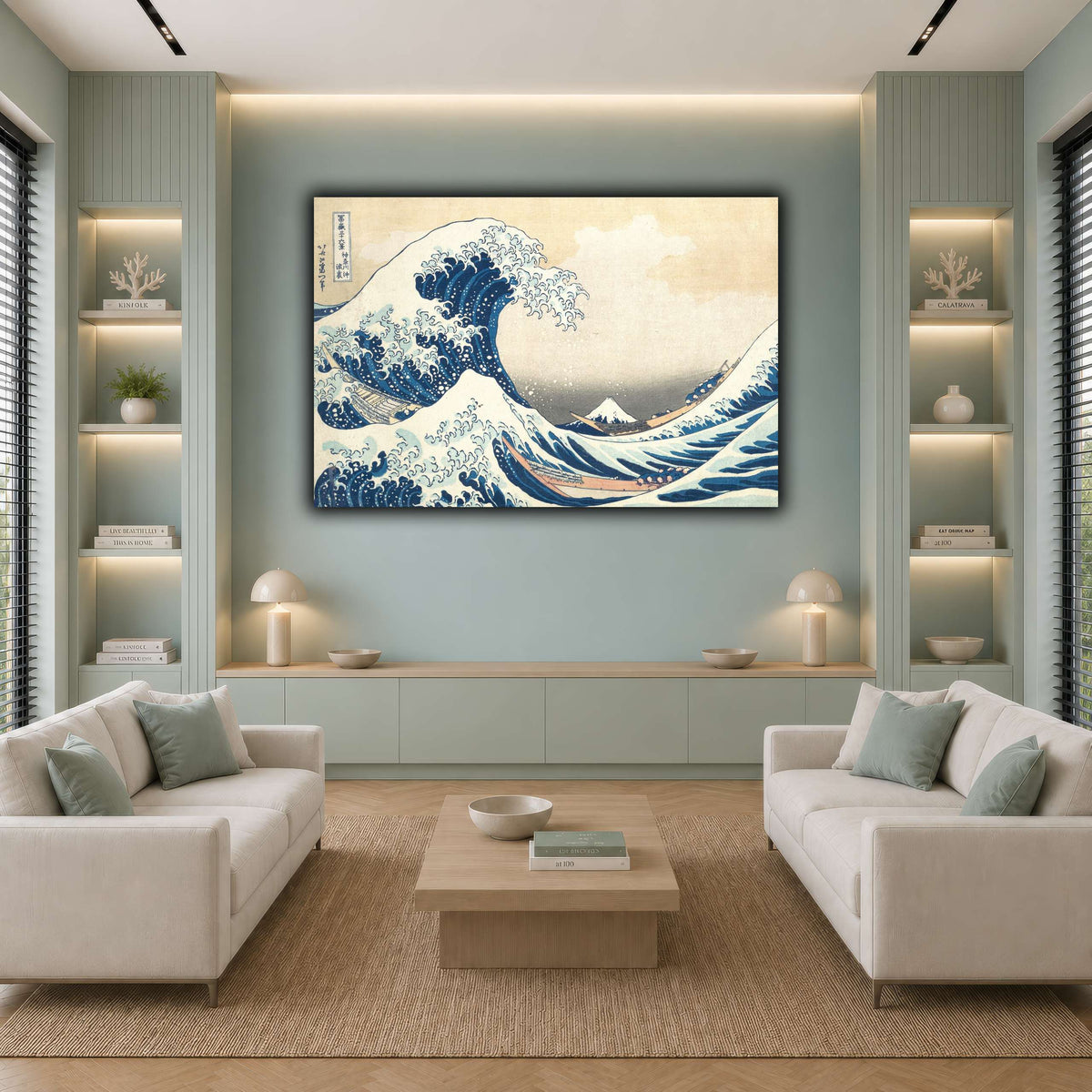 2_Katsushika Hokusai  cool-living room