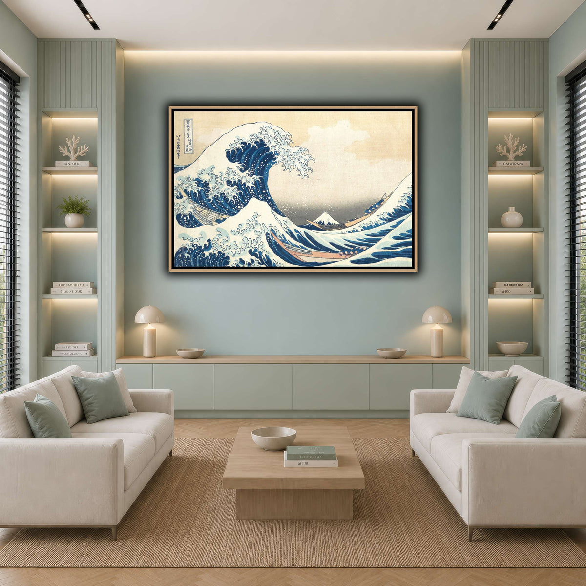2_Katsushika Hokusai  cool-living room