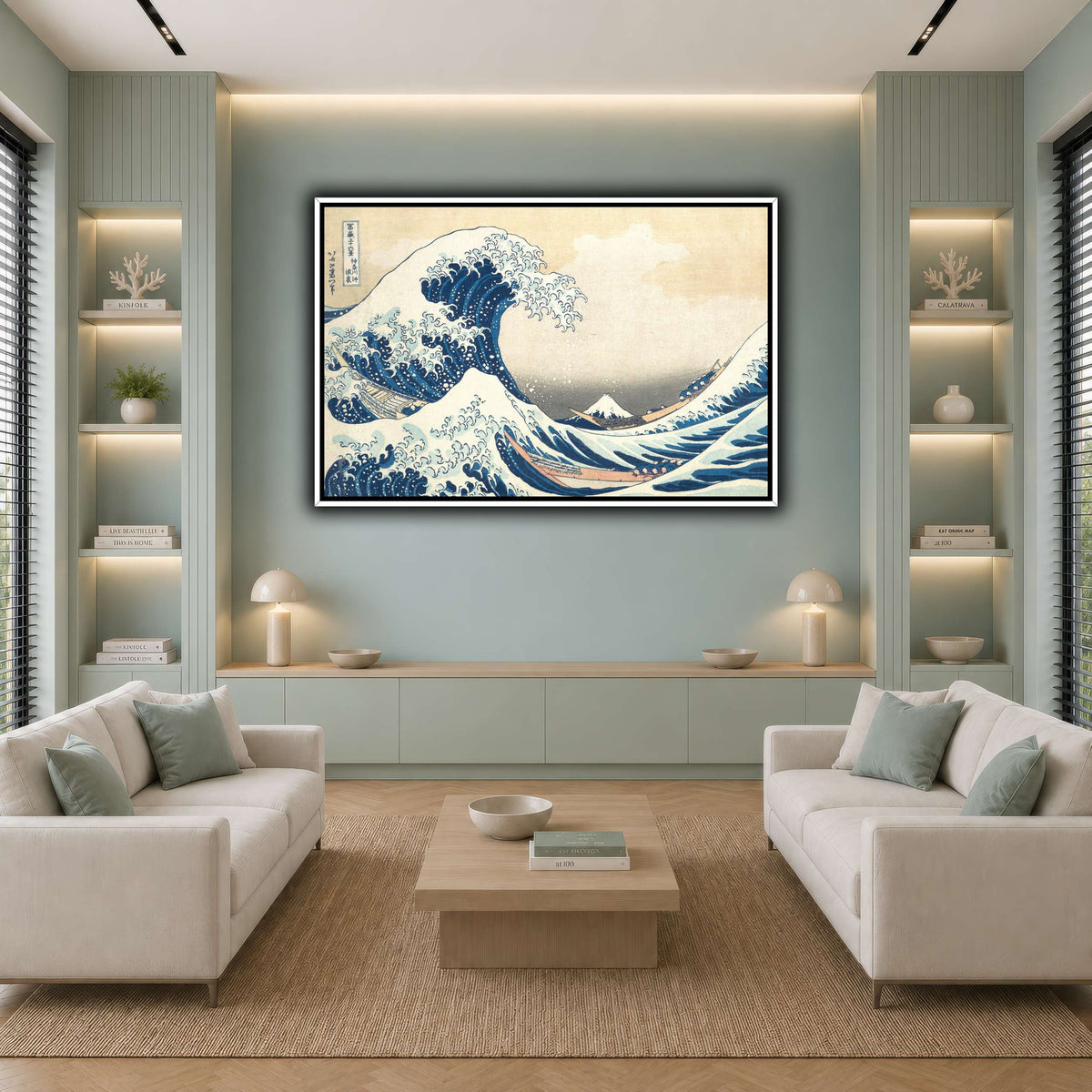 2_Katsushika Hokusai  cool-living room