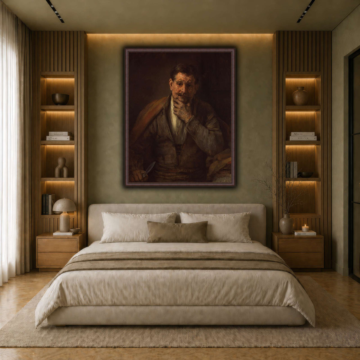 2_Rembrandt-van-Rijn earth-bedroom