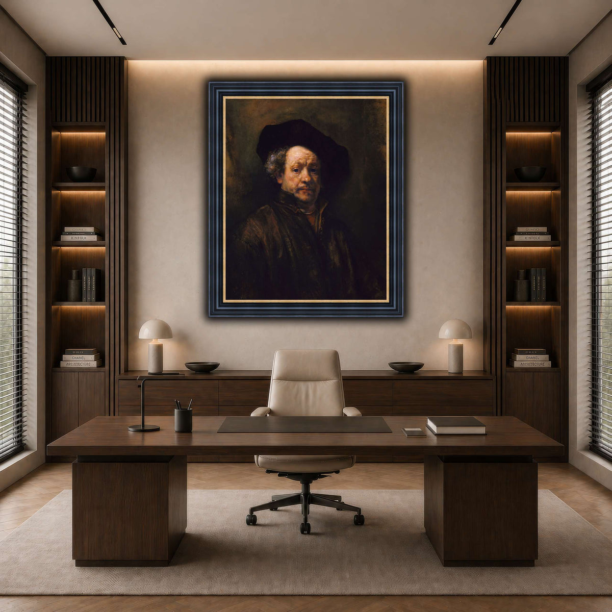 2_self_portrait_Rembrandt-van-Rijn dark neutral-office