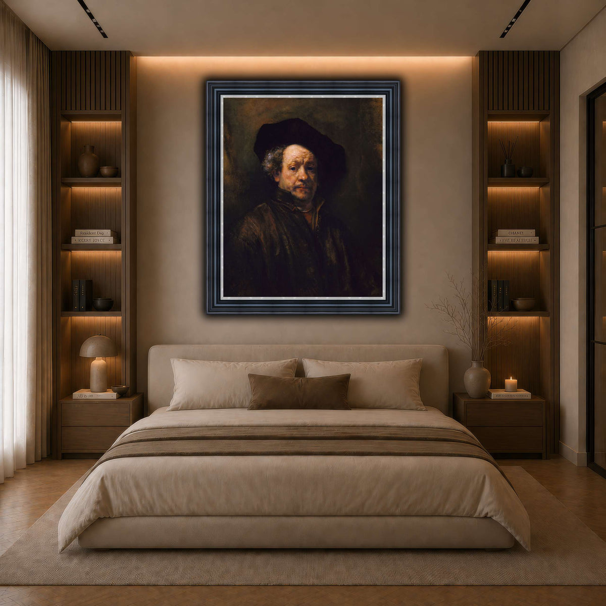 2_self_portrait_Rembrandt-van-Rijn dark neutral-bedroom
