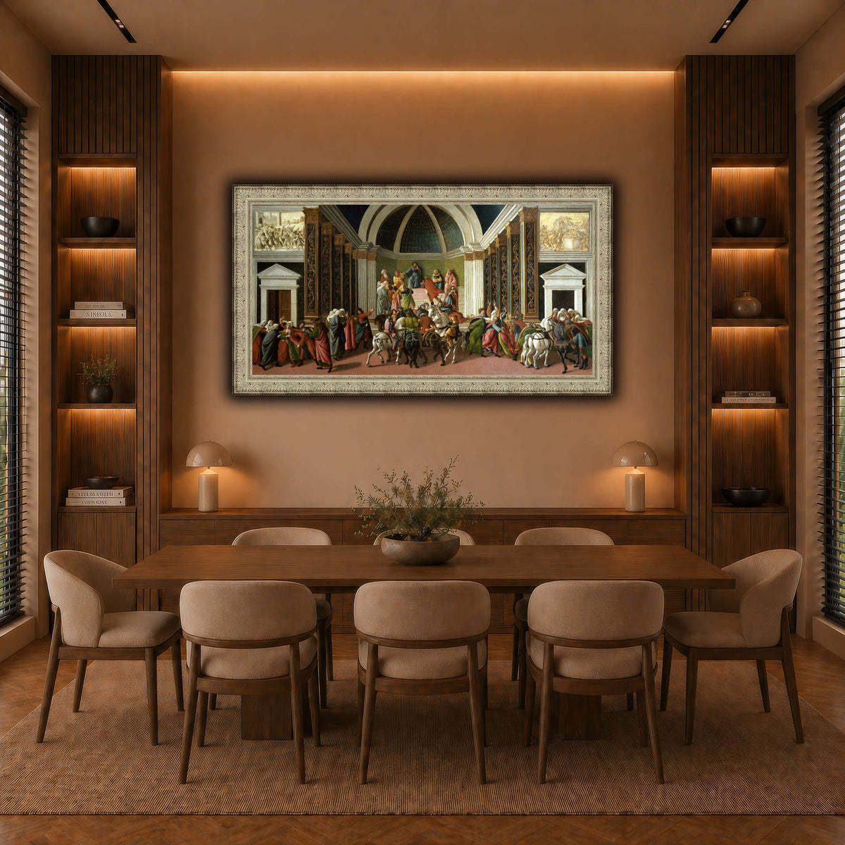 34 warm-dining room