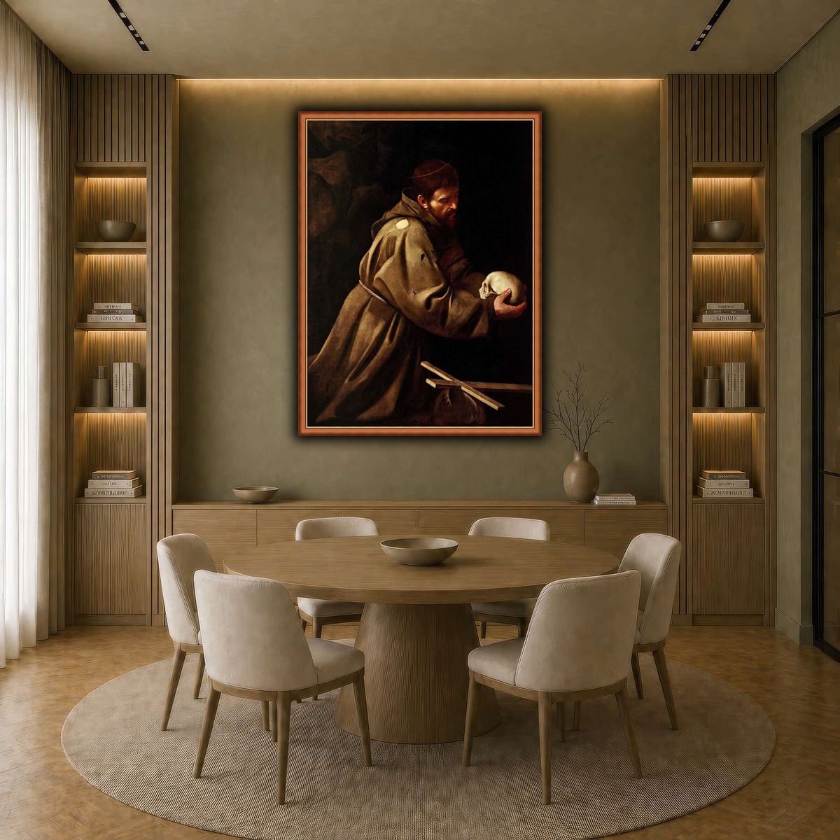 34 earth-dining room