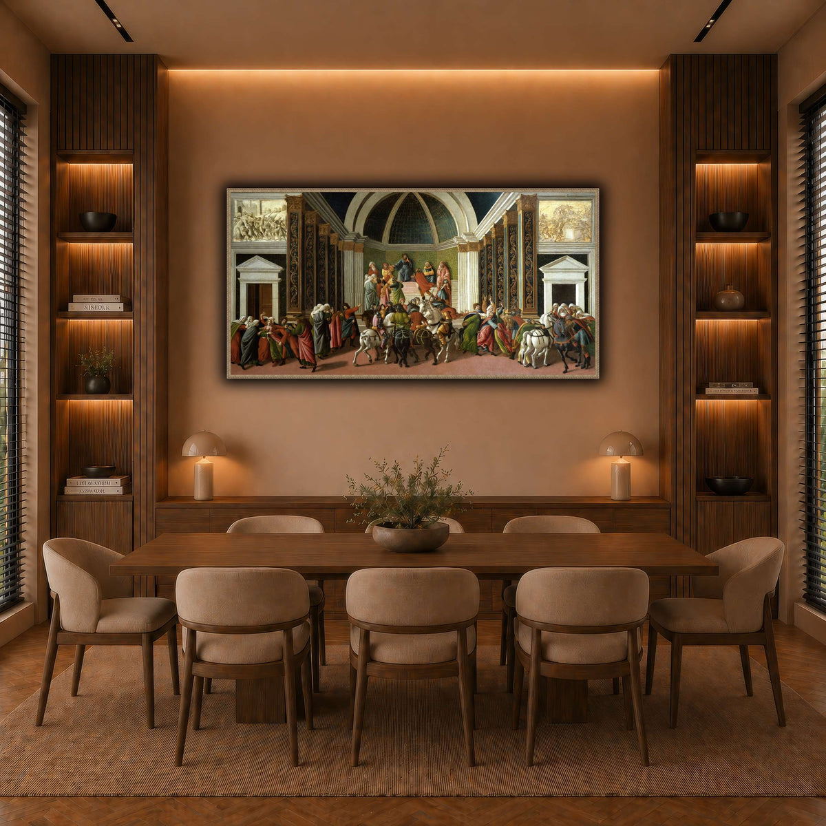 34 warm-dining room