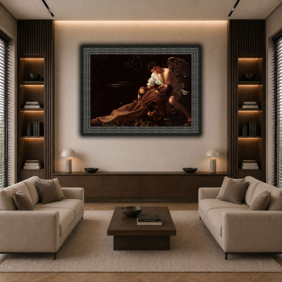 35 dark neutral-living room