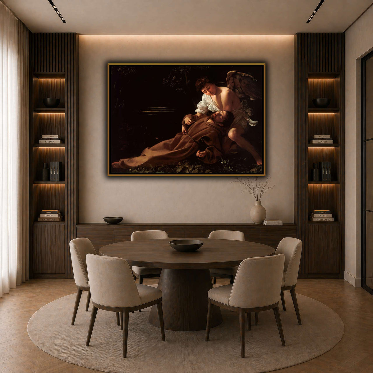 35 dark neutral-dining room